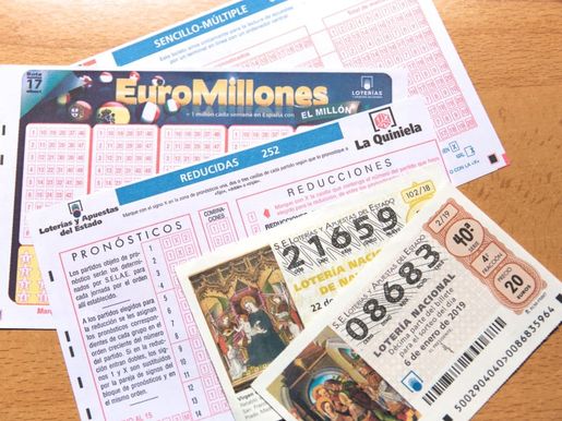 boletos de lotería euromillones y quiniela